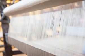 Silk threads on a spinning reel